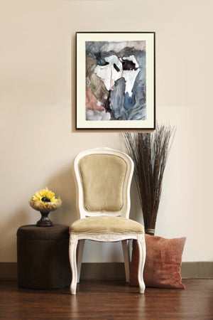 Watercolor "Artefact 17.1" by Johann Franki