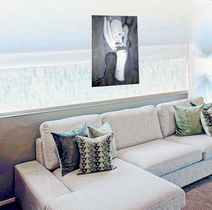 Aquarell-"Artefakt 25.1" von johann franki