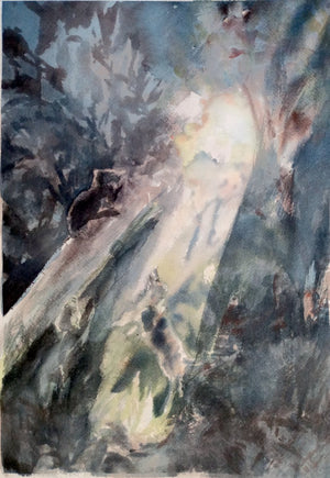 Aquarell  – „Chill Dein Leben“ von johann franki