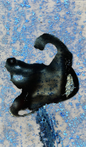 Fine_Art_Print_spezial wetterbeständige robuste Farben von johann franki: abstraktes Bild 120 x 70 cm – Edition "Teile das Meer", Aludibond-Tafel "Descamisados", malamadita
