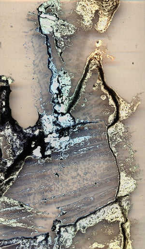 Fine_Art_Print_spezial wetterbeständige robuste Farben von johann franki: abstraktes Bild 120 x 70 cm – Edition "Teile das Meer", Aludibond-Tafel "Die Zeichen erkennen", malamadita