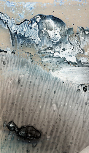 Fine_Art_Print_spezial wetterbeständige robuste Farben von johann franki: abstraktes Bild 120 x 70 cm – Edition "Teile das Meer", Aludibond-Tafel "Springflut", malamadita
