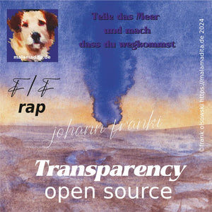 Cover zum mp3-Audio Transparency von johann franki Politsong im Rap