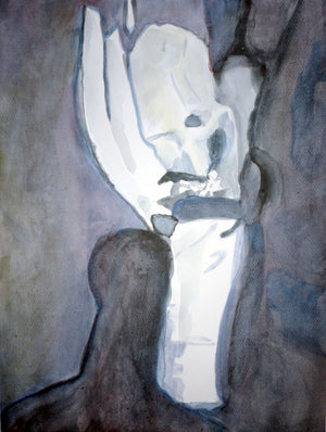 Aquarell-"Artefakt 25.1" von johann franki