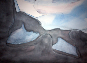 Aquarell-"Artefakt 43.1" von johann franki