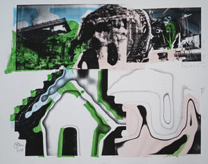 Kolorierter Laserdruck als Ergebnis eines Bilderwettkampfes, Serie mit mehreren Motiven in einer 10er Auflage