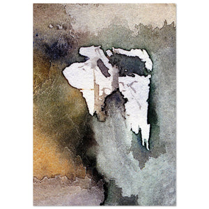 Gicleé-Druck von johann franki: Abstrakte Flächen, graphit Töne – Fine-Art Poster aus dem Blauen Skizzenbuch, Blatt 17.1 malamadita