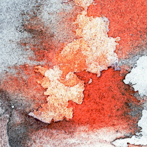 Giclée-Druck von johann franki: abstrakt und feurig – Fine-Art Poster aus dem Blauen Skizzenbuch, Blatt 19.4, malamadita
