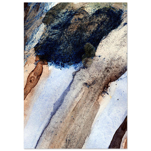 Giclée-Druck von johann franki: Abstraktes Bild mit Streifen– Fine-Art Poster aus dem Blauen Skizzenbuch, Blatt 30.3 malamadita
